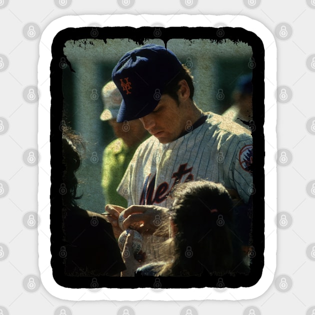Tom Seaver in New York Mets Sticker by PESTA PORA